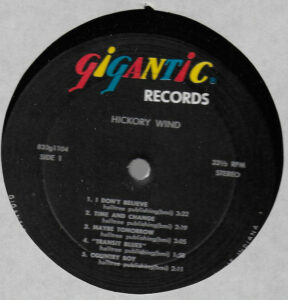 Hickory Wind record label